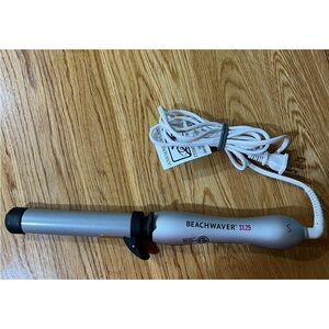 The Beachwaver Co. S1.25 Curling Iron - Silver and Black